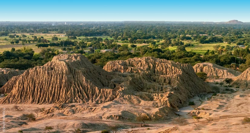 Túcume, conocido como el "Valle de las Pirámides”, Lambayeque.