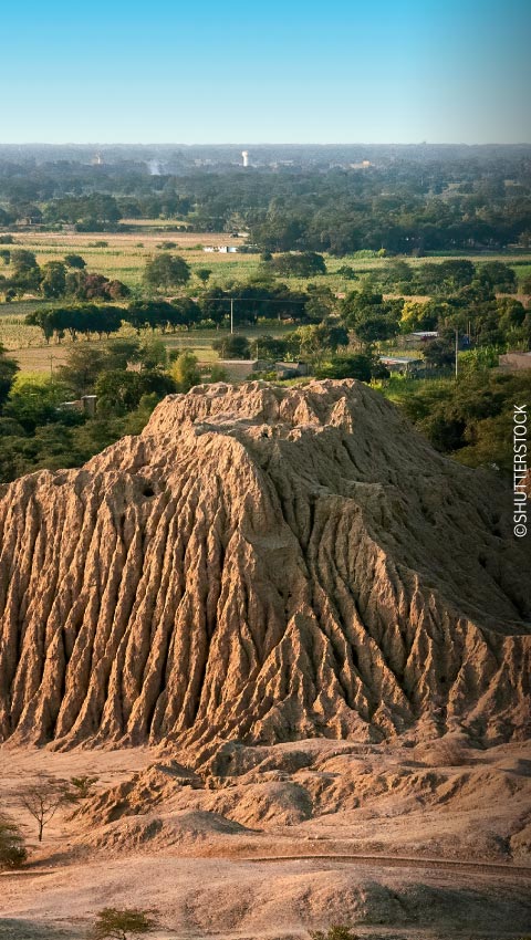 Túcume, conocido como el "Valle de las Pirámides”, Lambayeque.