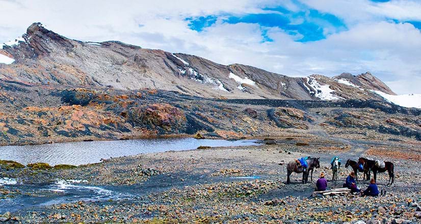 Blick auf die Cordillera Blanca