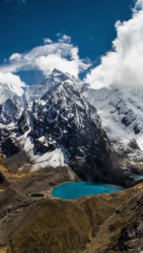   Blick auf die Cordillera Blanca