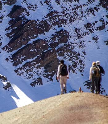 Trekking am Fuße der Cordillera Blanca am Chavín de Huántar