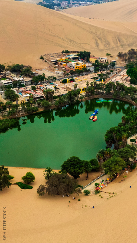 Huacachina Lagoon, Ica, Peru. / ©SHUTTERSTOCK