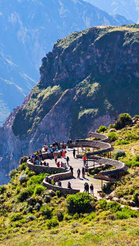 View of the Colca Canyon