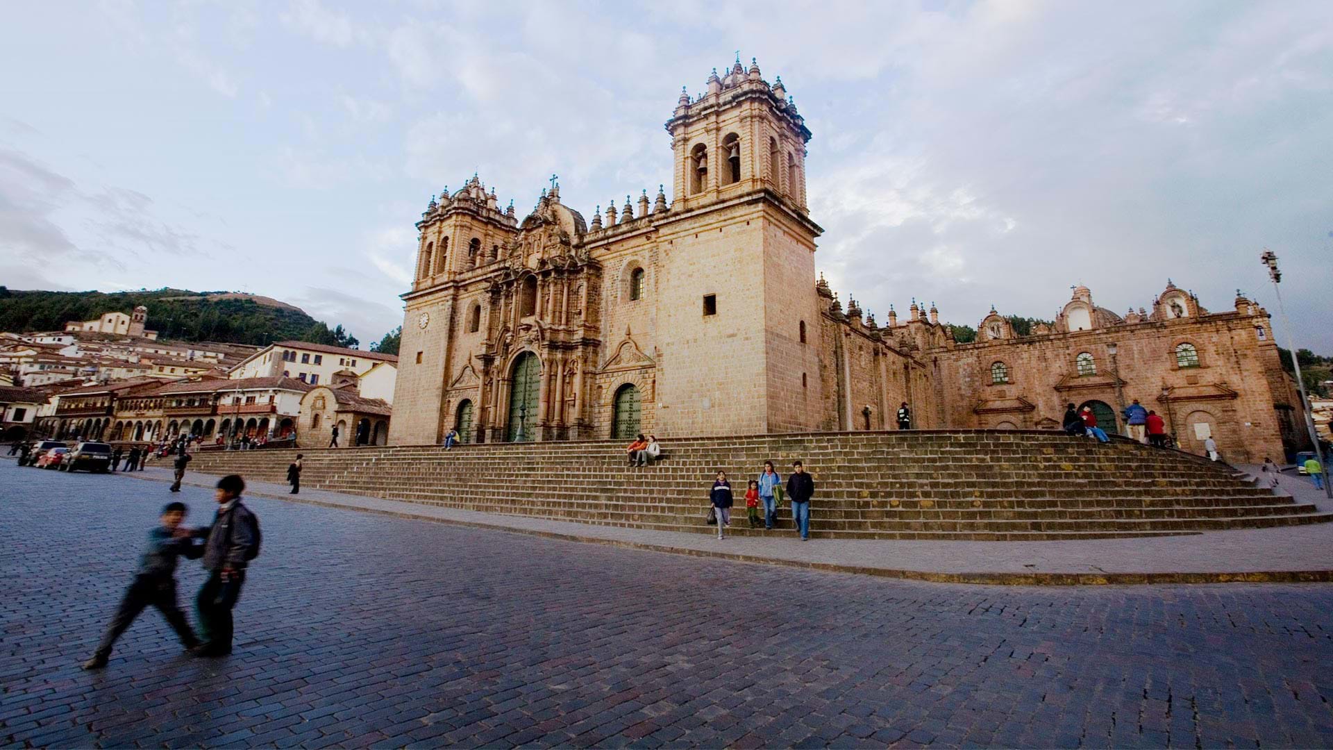 The historic center of Cusco, essence of the Inca Empire wit