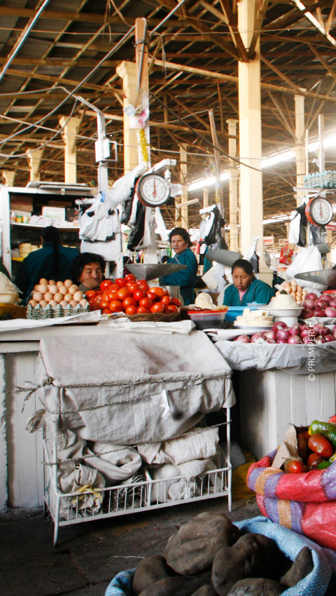 Interior of the San Pedro Market, Cusco 