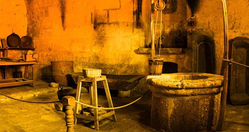 Kitchen in the Monastery of Santa Catalina