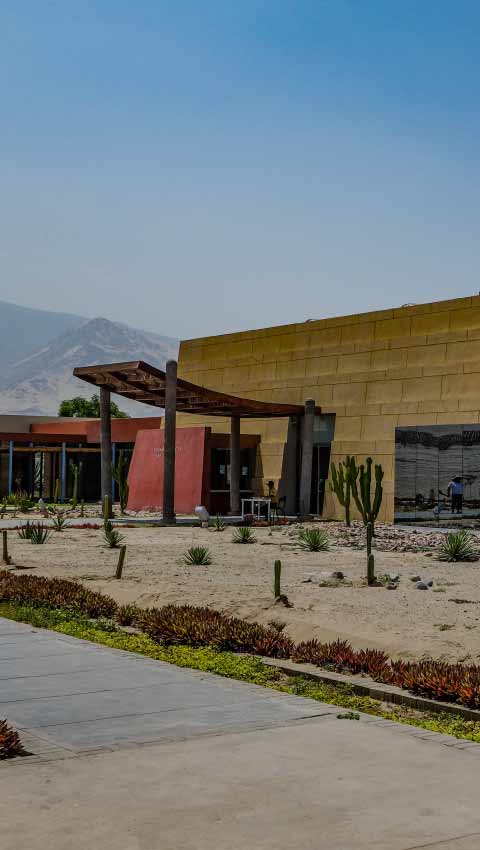 Exteriors of the Cao Museum in La Libertad