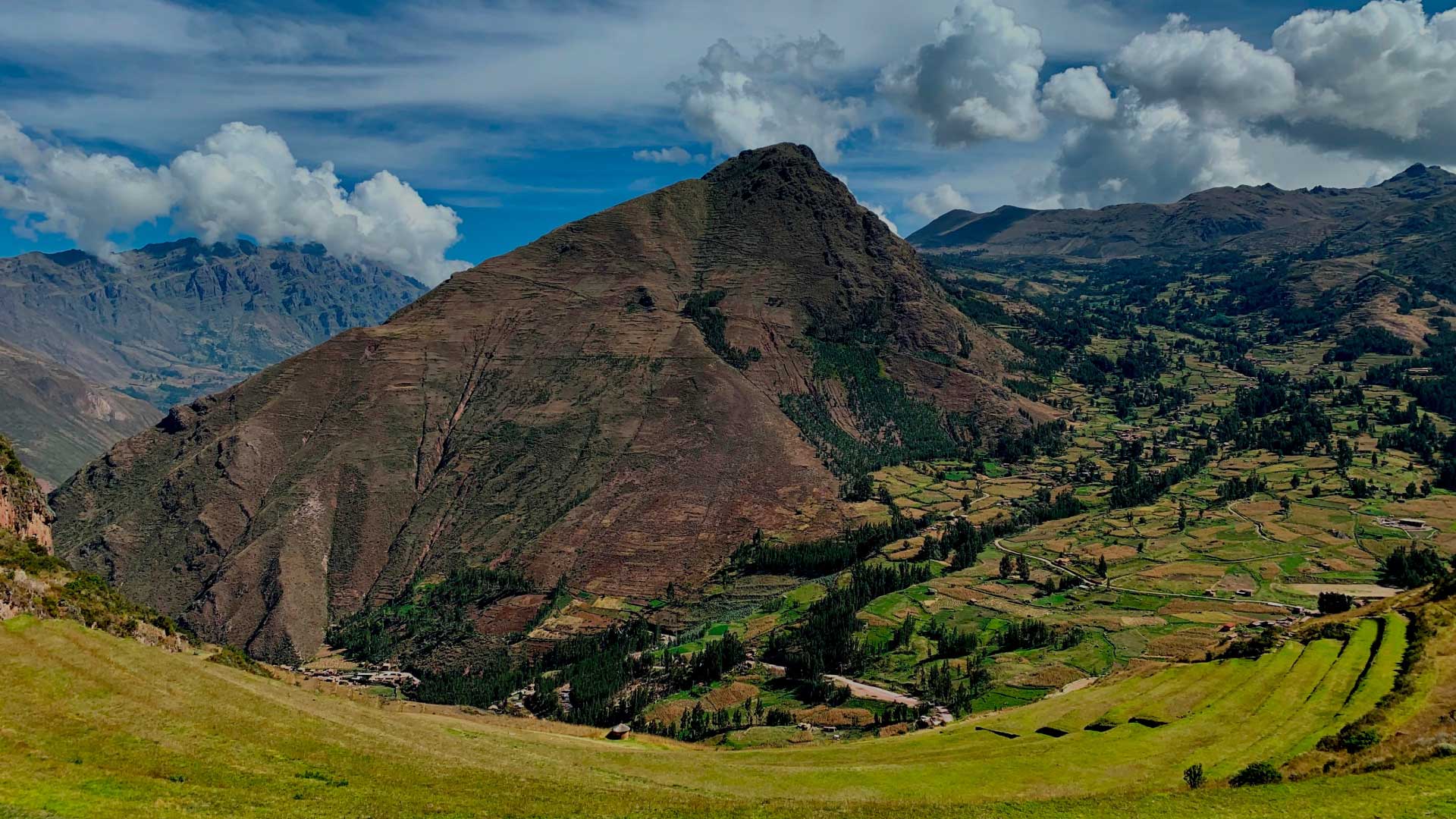 The Sacred Valley Land blessed by the Inti