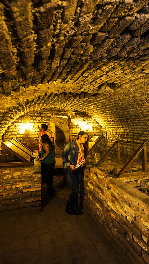 Catacombs of the convent of San Francisco