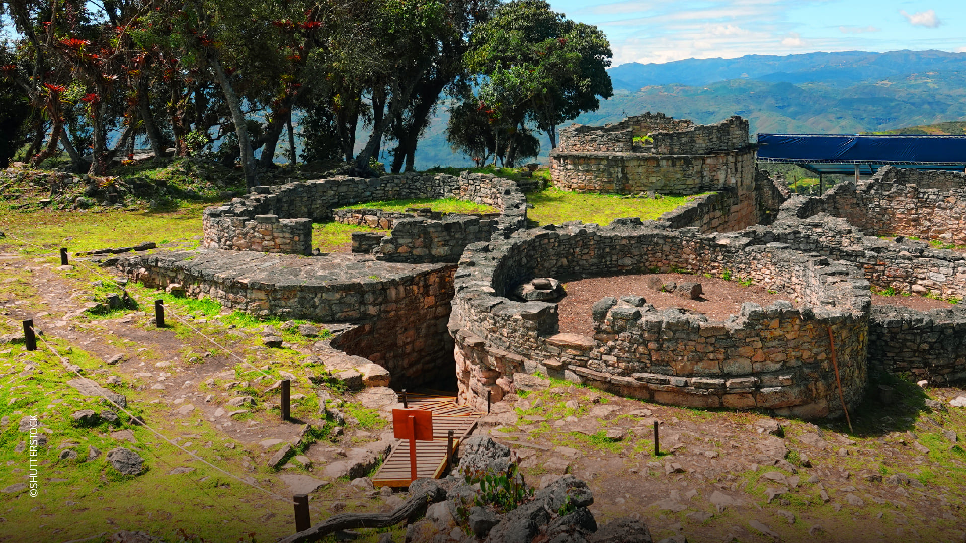 Sitio arqueológico de Kuélap cerca de Chachapoyas