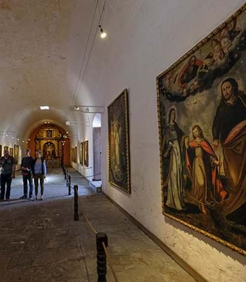 Visita la Pinacoteca del Monasterio de Santa Catalina. Crédito: PromPerú