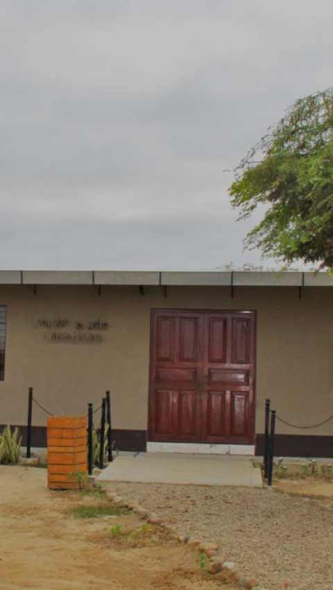 Fachada del Museo de sitio Cabeza de Vaca, Tumbes