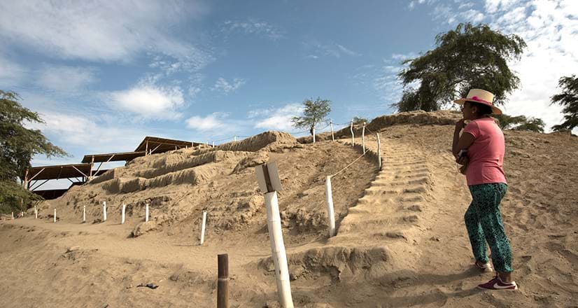 Complejo arqueologico de Narihuala en Catacaos