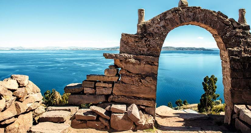 Isla Taquile en el Lago Titicaca