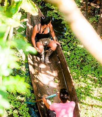 Paseo en bote por el Río Amazonas