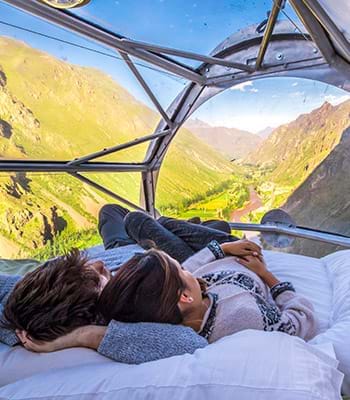 Skylodge Adventure Suites en la Vía Ferrata