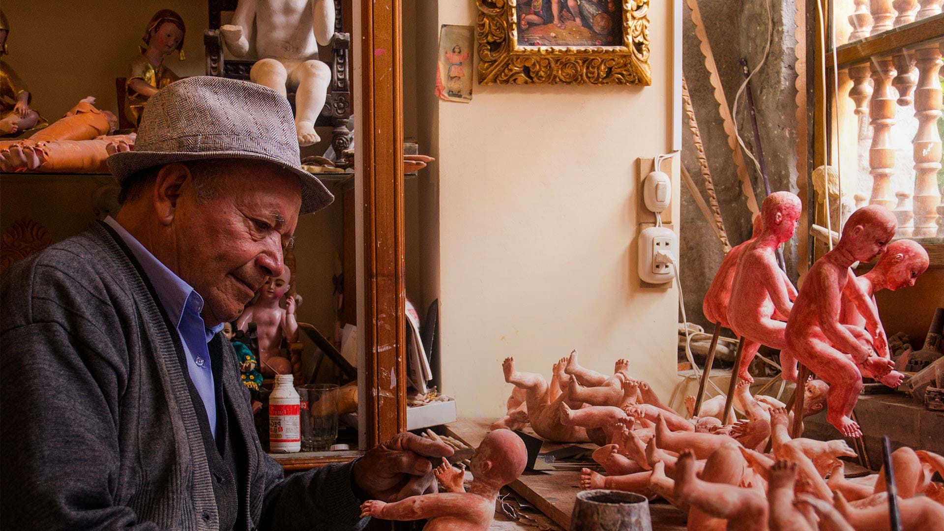 Artisan dans le quartier de San Blas