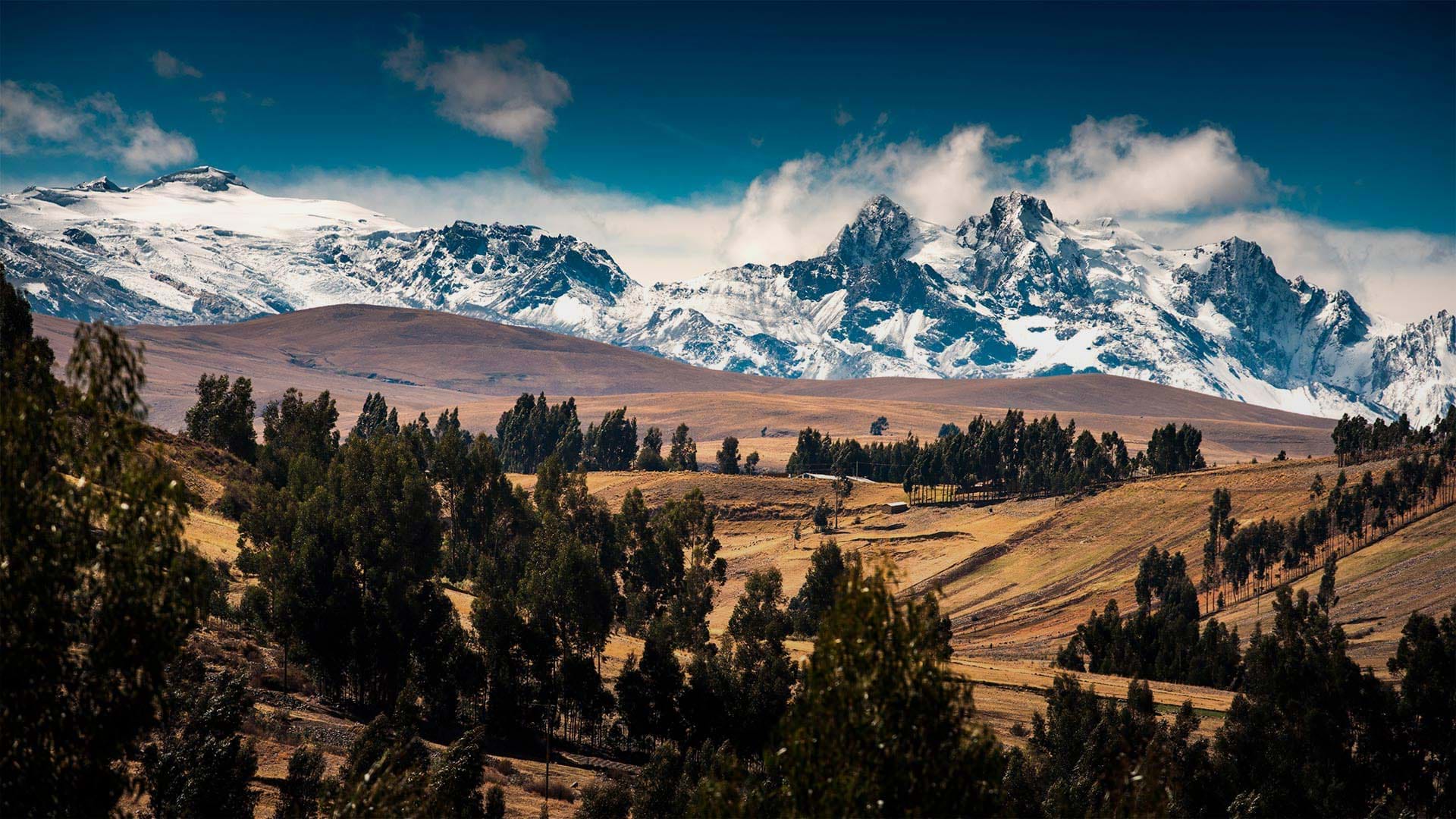 Vue de la Cordillère Blanche