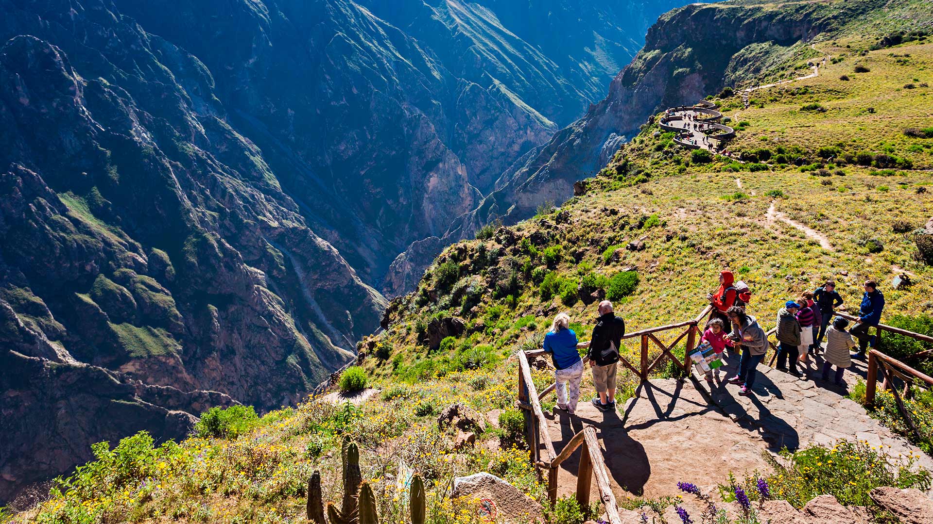 Veduta del Canyon del Colca