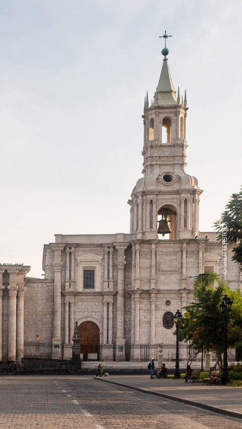 Centro storico di Arequipa, Perù.