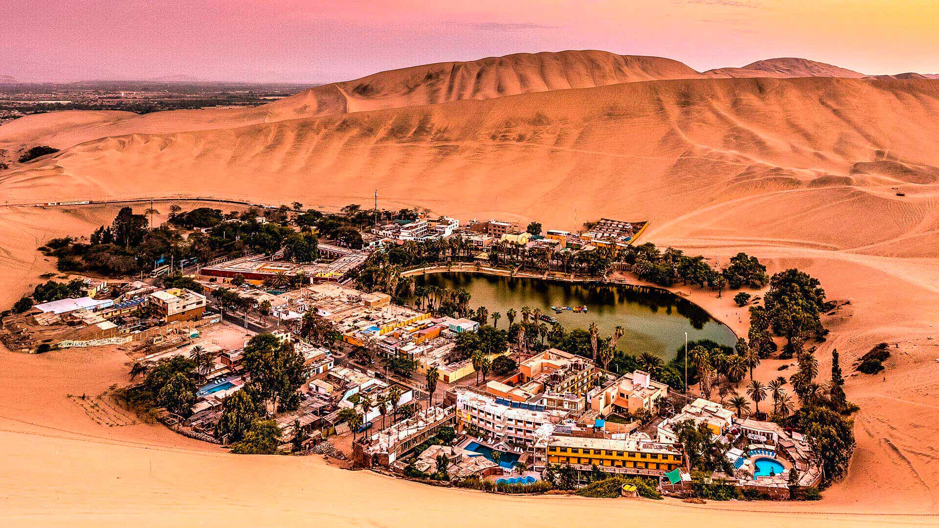 Oasi di Huacachina, Quartiere di Ica