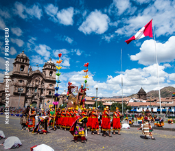 Inti Raymi Festival auf dem Hauptplatz von Cusco