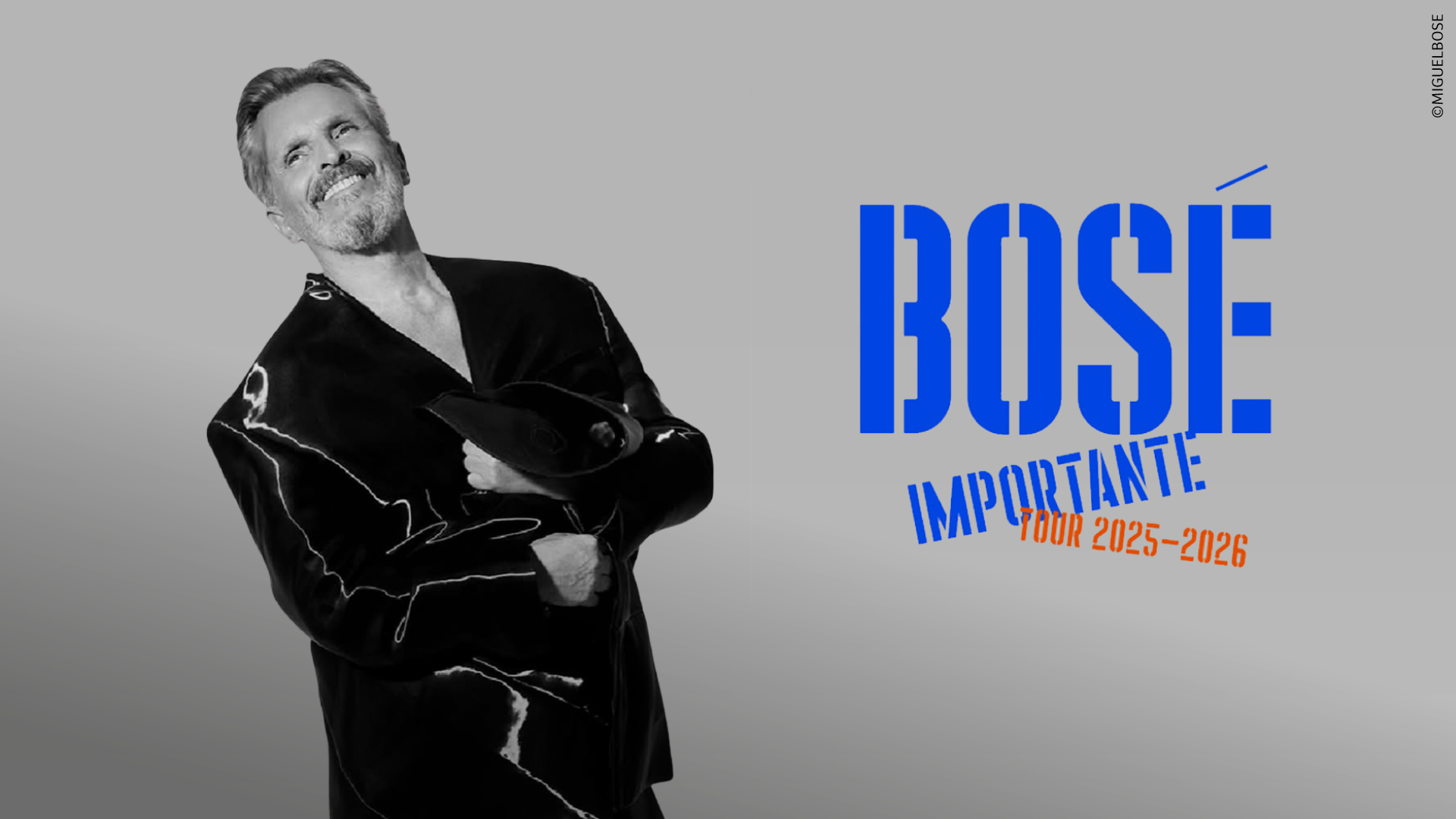 Bosé, Importante tour 2025-2026.