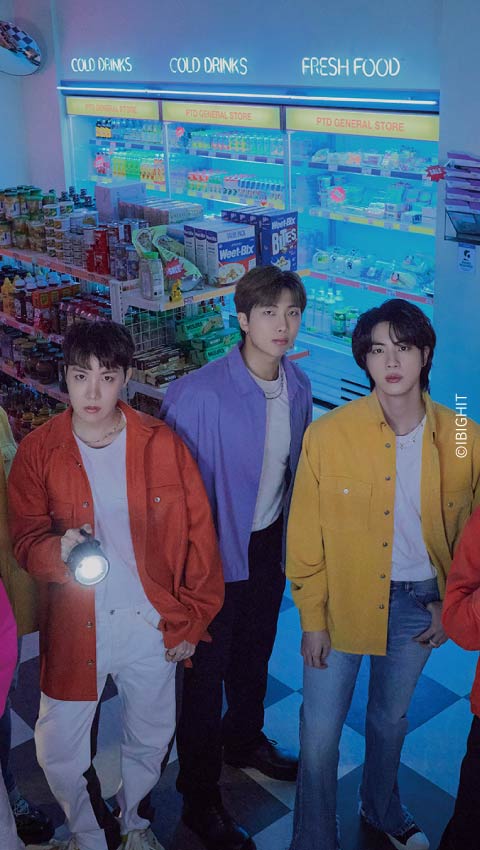 Grupo coreano BTS. 