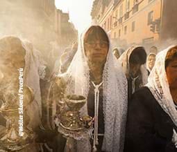 Procession religieuse du Seigneur de los Milagros