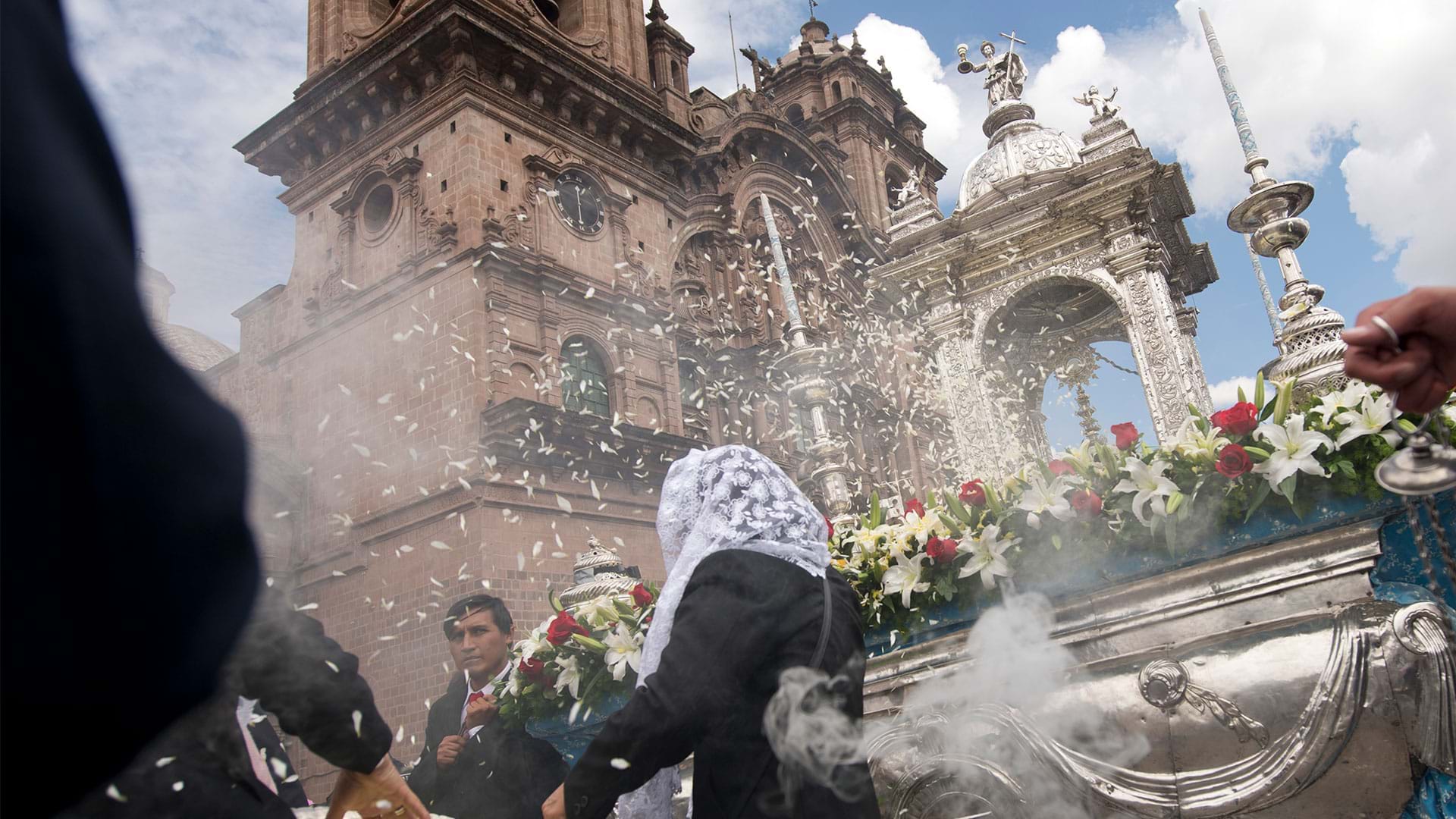 Processione della Vergine di Betlemme nella Piazza d Armi
