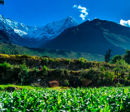 View of the mountain from the Sacred Valley
