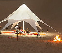 Picnic in the Paracas desert