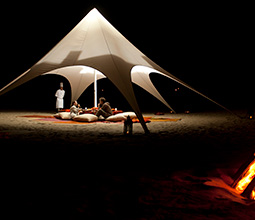 Picnic in the Paracas desert