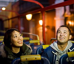 Tourists in the Historic Center of Lima