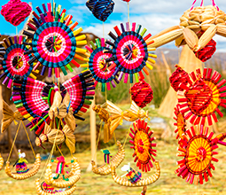 Typical decorations of the Titicaca lake
