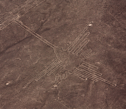 Panoramic view of the Nasca Lines
