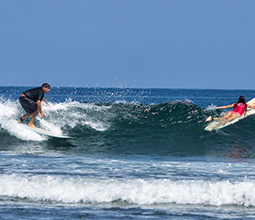 Surfing on Mancora