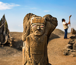 Totem in El Brujo