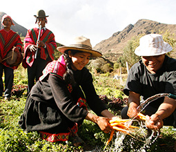 Residents of the Lamay community