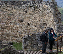 Tourism in the Kuélap archaeological complex