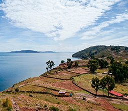 Lake Titicaca view