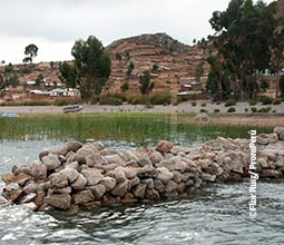 Embarcadero de la comunidad de Luquina.