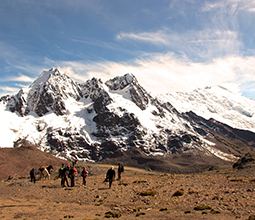 Escenario andino asombroso. Andean Lodges está ubicado en un lugar estratégico.