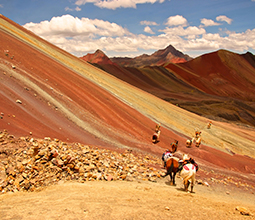 Escenario andino asombroso. Andean Lodges está ubicado en un lugar estratégico.