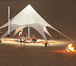 Picnic en el desierto de Paracas