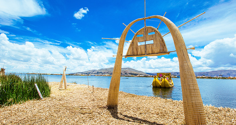 Entrada al Lago Titicaca