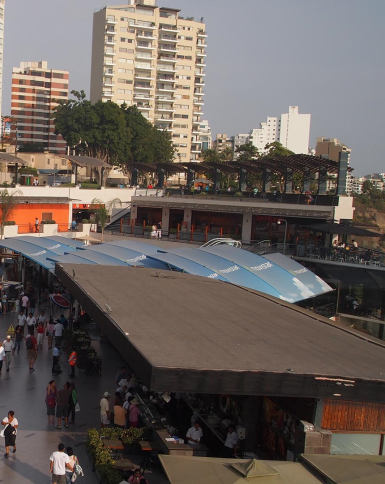 Compras en el Centro Comercial Larcomar