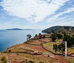 Vista al Lago Titicaca