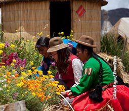 Communauté au Lac Titicaca