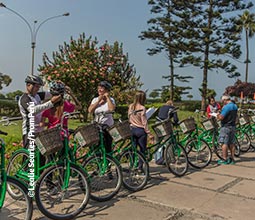 Découverte de Lima à vélo.
